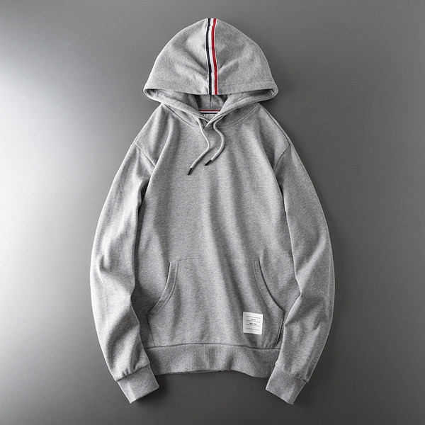 Hanorac barbatesc cu gluga si buzunar in doua culori