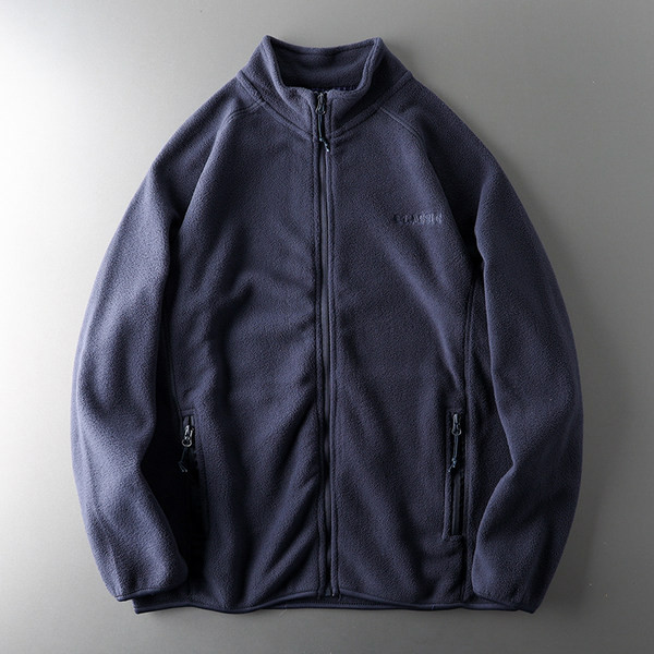 Hanorac pentru bărbați cu guler înalt și buzunare