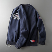 Νέο μοντέλο ανδρικό φούτερ με επιγραφές και τσέπη