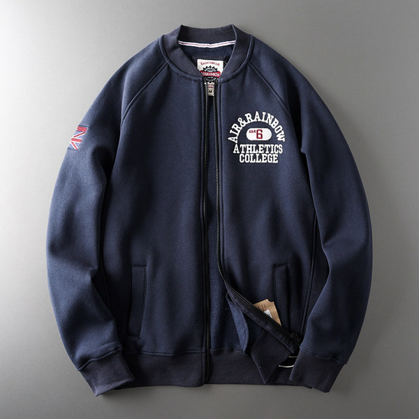 Νέο μοντέλο ανδρικό φούτερ με επιγραφές και τσέπη