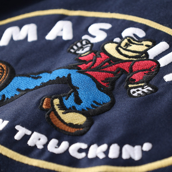 Hanorac pentru bărbați gratuit cu broderie și glugă