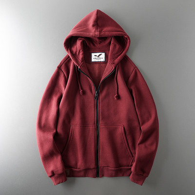 Ανδρικό φούτερ με χοντρή βελούδινη φόδρα και κουκούλα