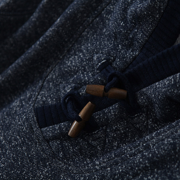 Νέο μοντέλο ανδρικό φούτερ με ζεστή φόδρα - μπλε χρώμα