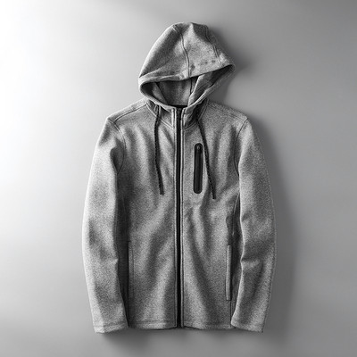 Φούτερ με κουκούλα σε δύο χρώματα