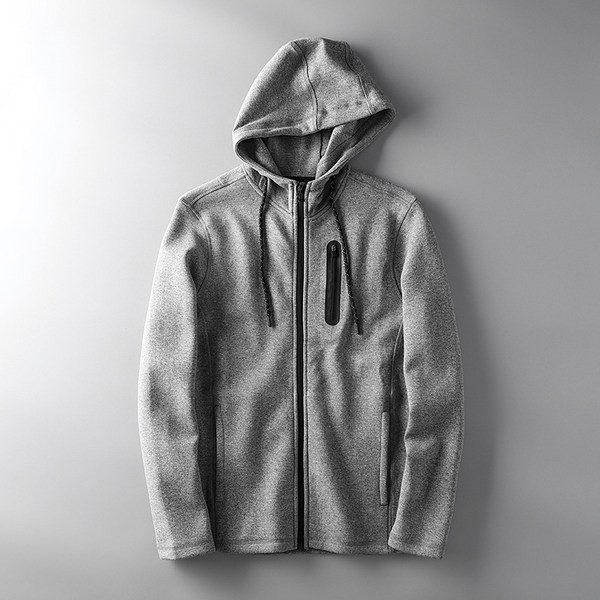 Φούτερ με κουκούλα σε δύο χρώματα