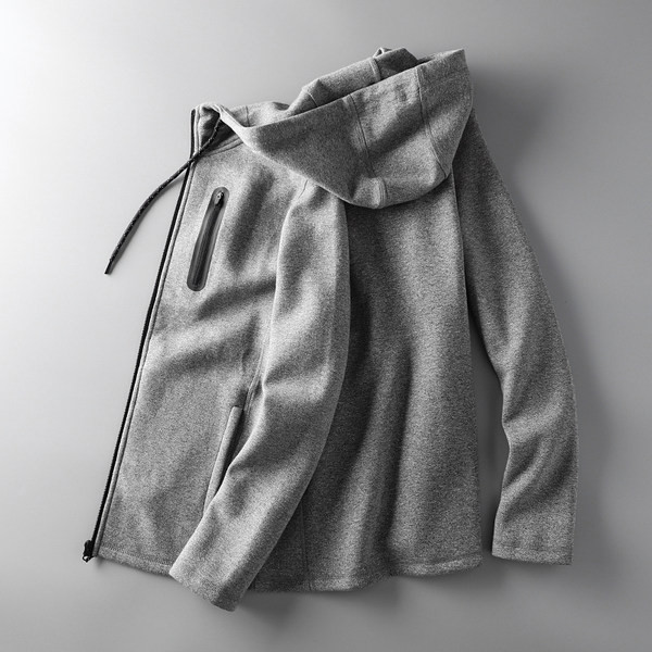 Φούτερ με κουκούλα σε δύο χρώματα