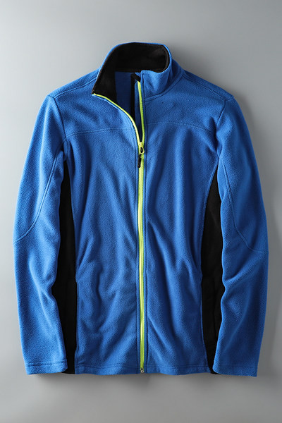 Hanorac modern pentru bărbați model simplu cu fermoar fără glugă