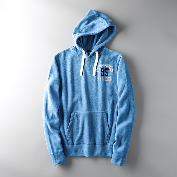 Ανδρικό αθλητικό φούτερ με κουκούλα και τσέπη