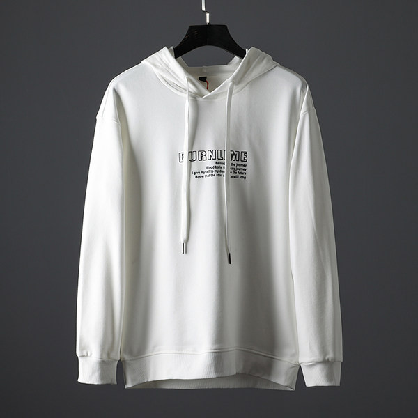 Napi pulóver felirattal és kapucnival