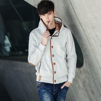 Hanorac barbatesc cu nasturi si buzunare in mai multe culori