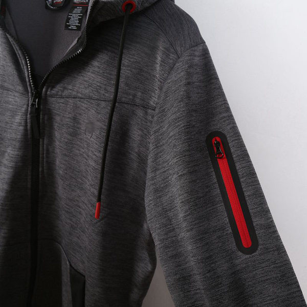 Hanorac pentru bărbați cu glugă și cravate - în două culori