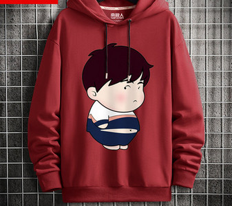 Hanorac zilnic pentru bărbați cu glugă cu diverse aplicații