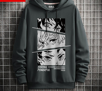 Hanorac zilnic pentru bărbați cu glugă cu diverse aplicații