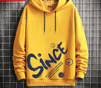 Hanorac zilnic pentru bărbați cu glugă cu diverse aplicații