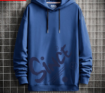 Hanorac zilnic pentru bărbați cu glugă cu diverse aplicații