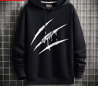 Hanorac zilnic pentru bărbați cu glugă cu diverse aplicații