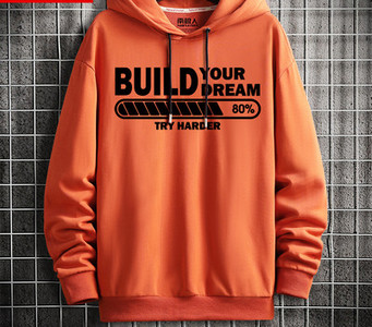 Hanorac zilnic pentru bărbați cu glugă cu diverse aplicații