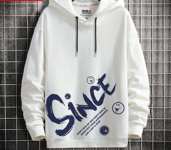 Hanorac zilnic pentru bărbați cu glugă cu diverse aplicații