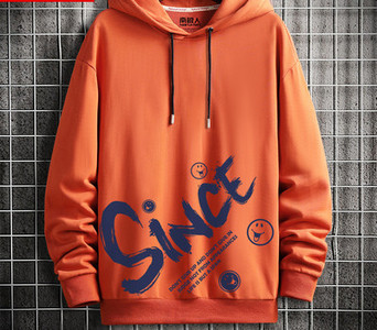 Hanorac zilnic pentru bărbați cu glugă cu diverse aplicații