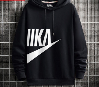 Hanorac zilnic pentru bărbați cu glugă cu diverse aplicații