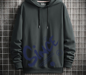 Hanorac zilnic pentru bărbați cu glugă cu diverse aplicații