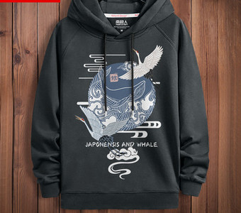 Divatos férfi pulóver kapucnival több színben