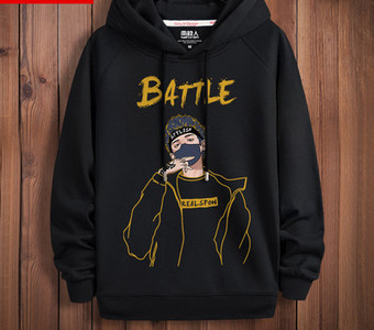 Divatos férfi pulóver kapucnival több színben