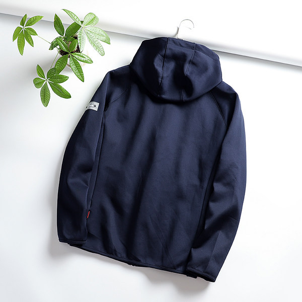 Ανδρικό φούτερ με κουκούλα και φερμουάρ