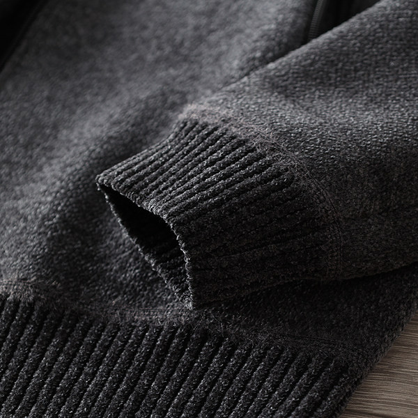 Hétköznapi férfi pulóver meleg béléssel, három színben