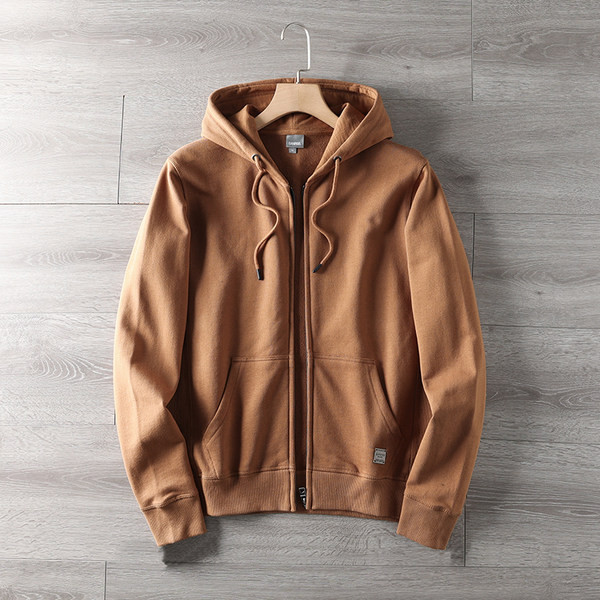 Καθημερινό ανδρικό φούτερ για το χειμώνα με φερμουάρ