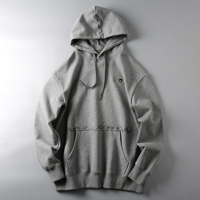 Hanorac barbatesc monocolor cu broderie