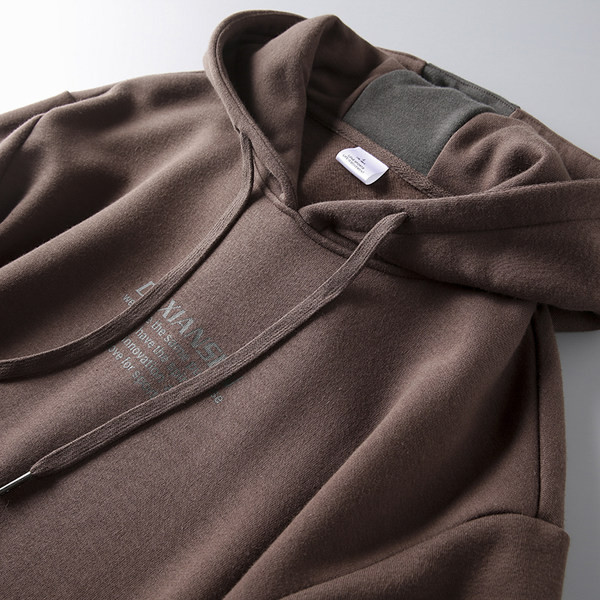 Ανδρικό φούτερ με κουκούλα και μπροστινή τσέπη