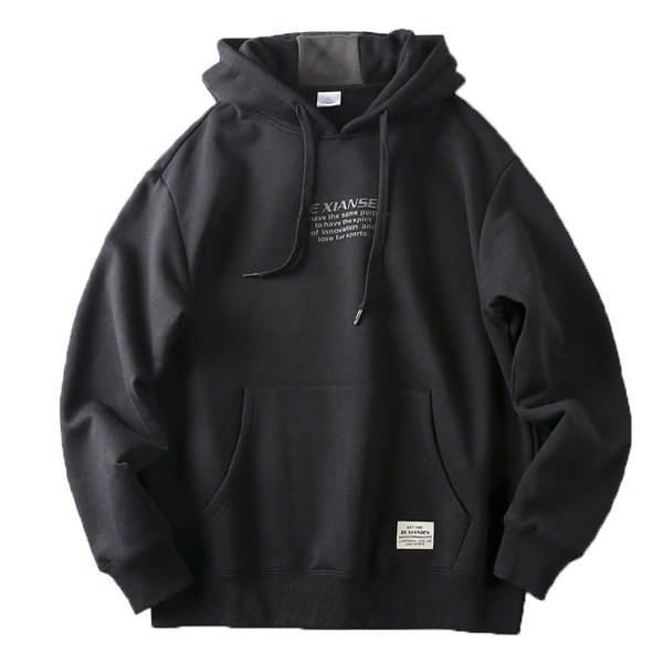 Ανδρικό φούτερ με κουκούλα και μπροστινή τσέπη