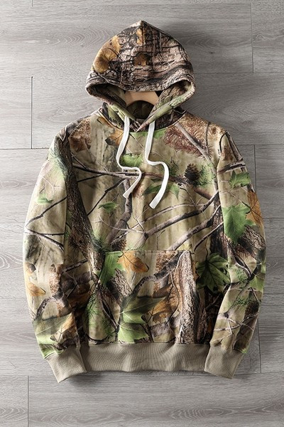 Ανδρικό καπιτονέ φούτερ casual με κουκούλα