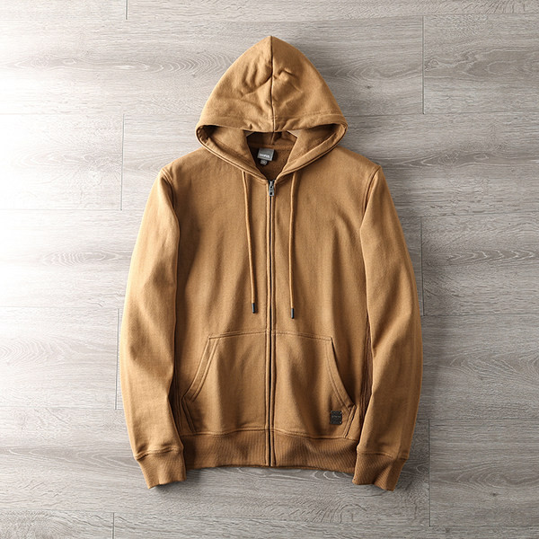 Καθημερινό φούτερ με κουκούλα και τσέπες - για άνδρες