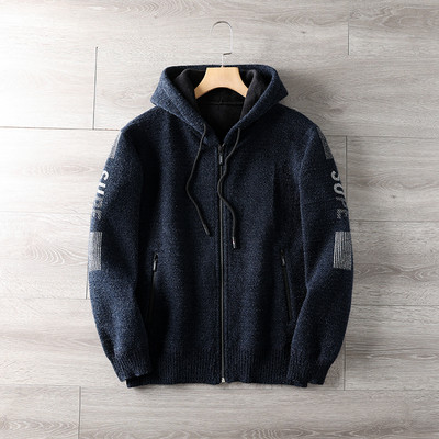 Ανδρικό γιλέκο με επένδυση με κουκούλα