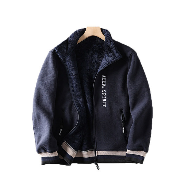 Ανδρικό φούτερ με κέντημα και ζεστή φόδρα