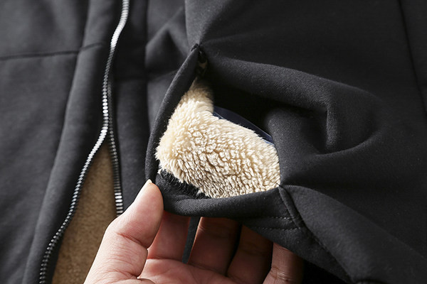 Hanorac pentru bărbați de toamnă-iarnă cu căptușeală caldă