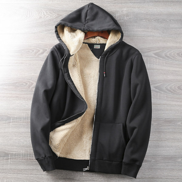 Hanorac pentru bărbați de toamnă-iarnă cu căptușeală caldă
