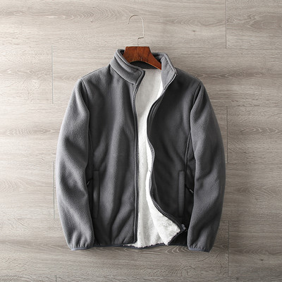 Hanorac Polar pentru bărbați cu guler înalt și fermoar