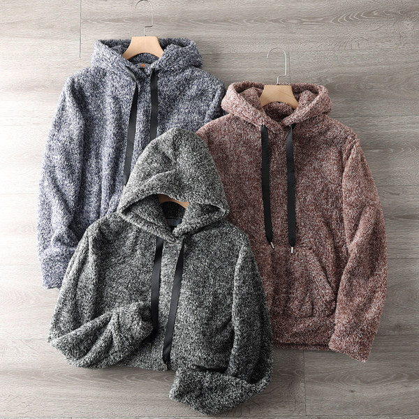 Hanorac încălzit cu glugă pentru bărbați