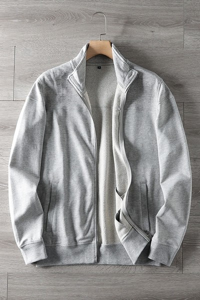 Νέο μοντέλο ανδρικό φούτερ με τσέπη και φερμουάρ