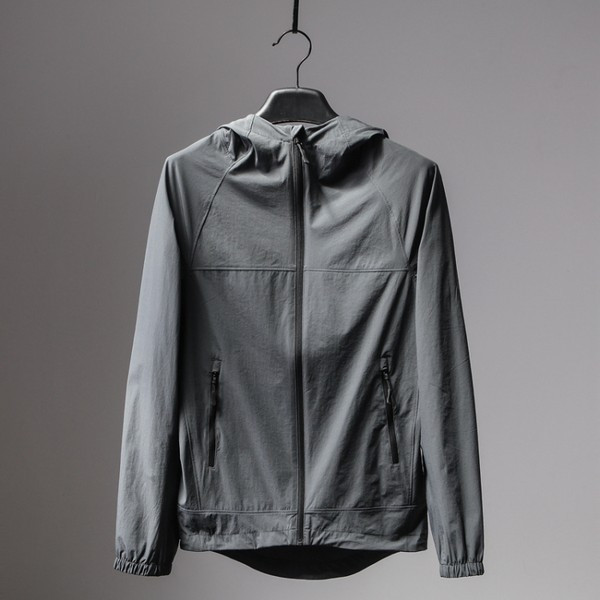 Ανδρικό φούτερ με φερμουάρ και τσέπες