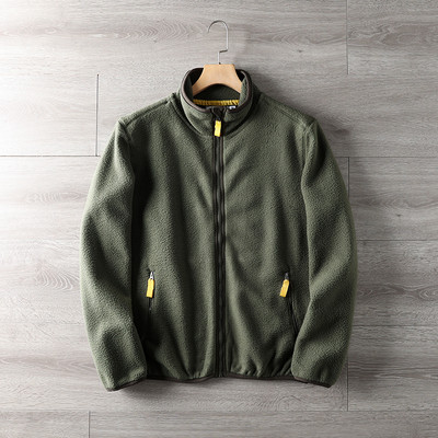 Hanorac pentru bărbați cu guler înalt și fermoar în trei culori