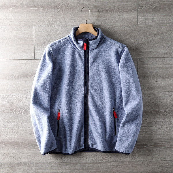 Hanorac pentru bărbați cu guler înalt și fermoar în trei culori