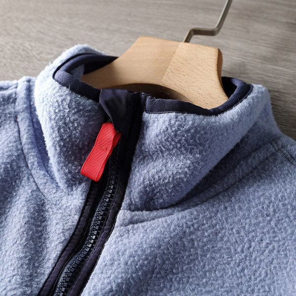 Hanorac pentru bărbați cu guler înalt și fermoar în trei culori