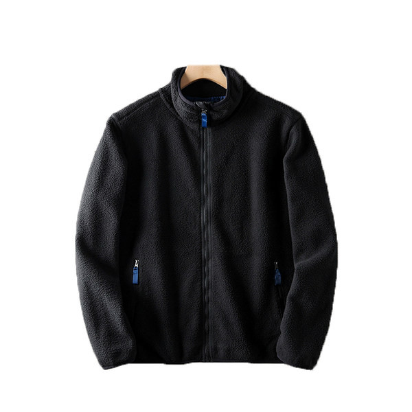 Hanorac pentru bărbați cu guler înalt și fermoar în trei culori