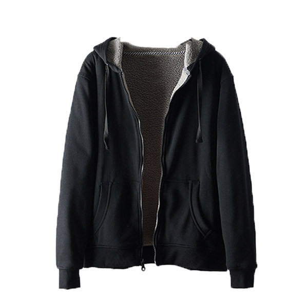 Hanorac pentru bărbați cu glugă și fermoar - în trei culori