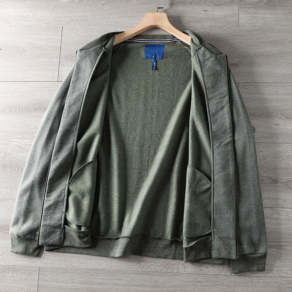 Hanorac zilnic pentru bărbați cu fermoar și decolteu spitz