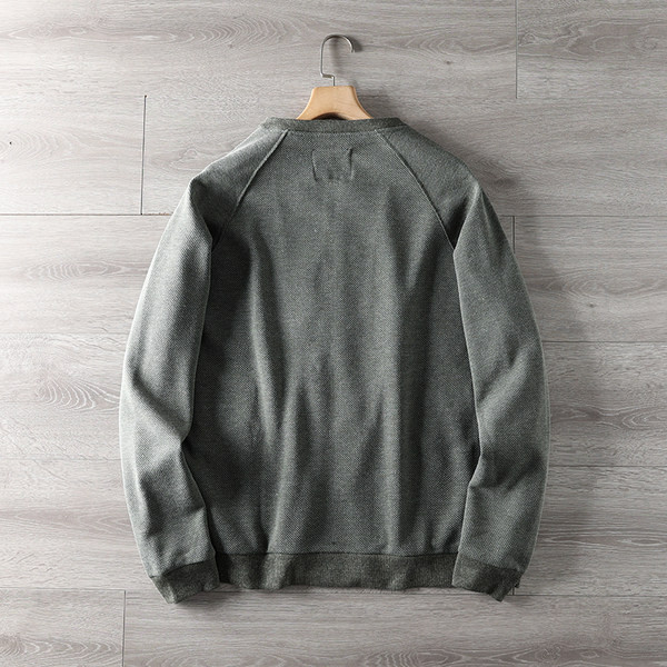 Hanorac zilnic pentru bărbați cu fermoar și decolteu spitz